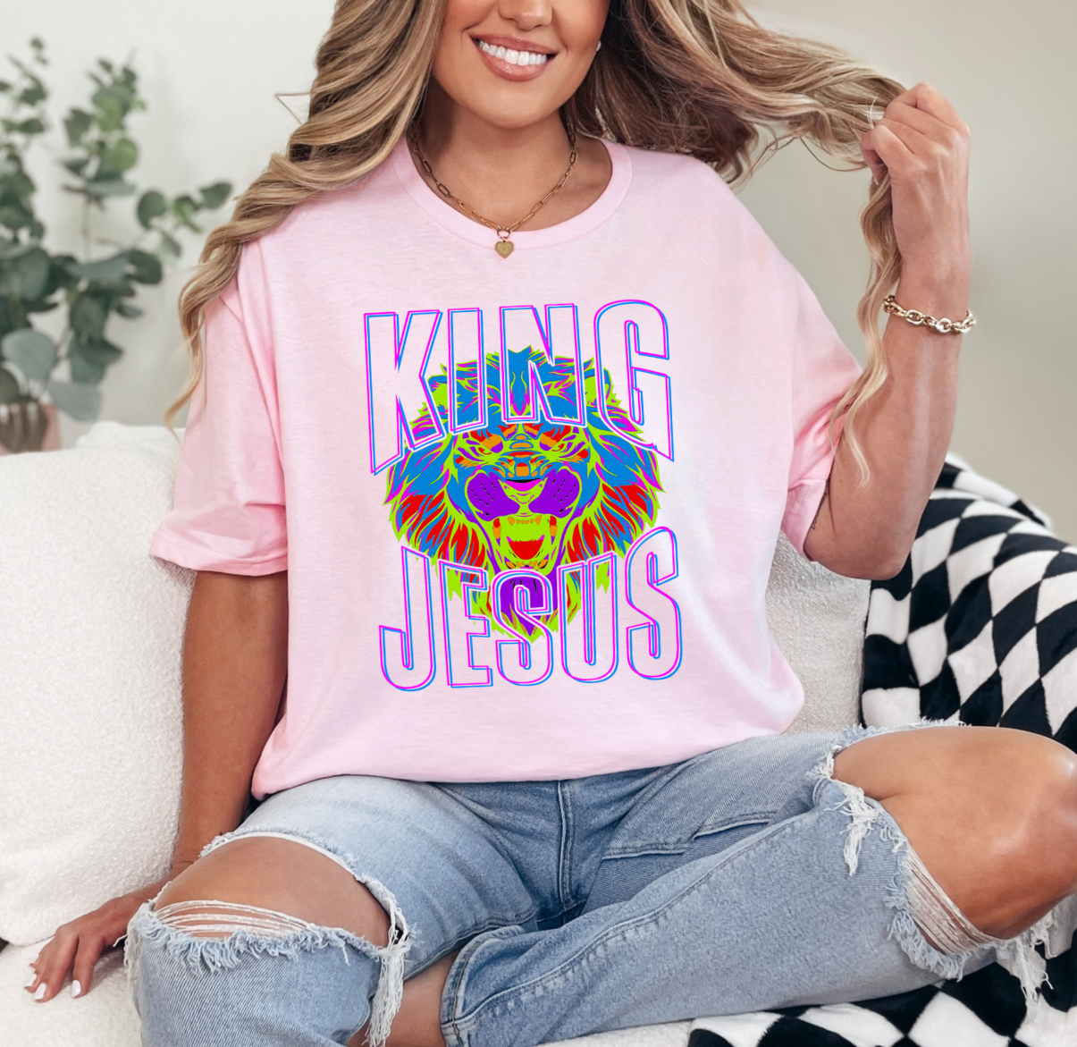 King Jesus Neon Shirt