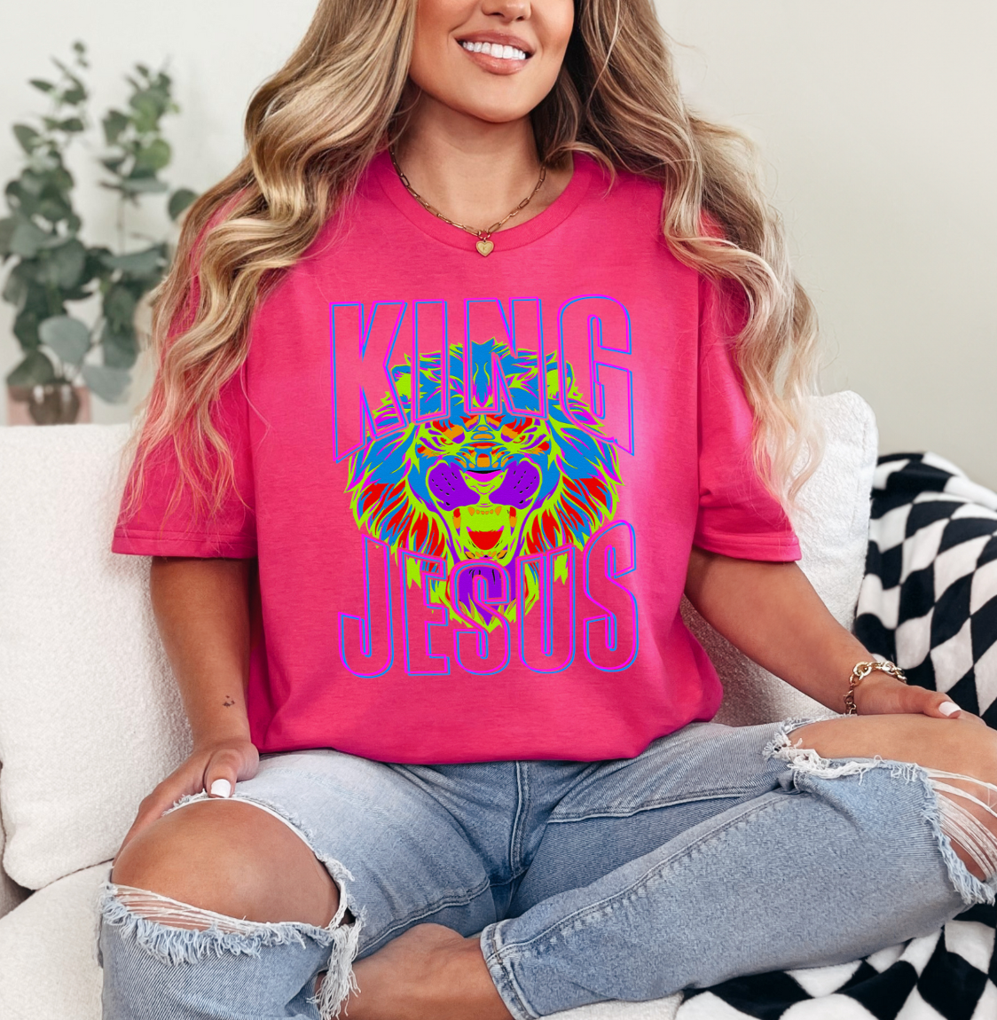King Jesus Neon Shirt