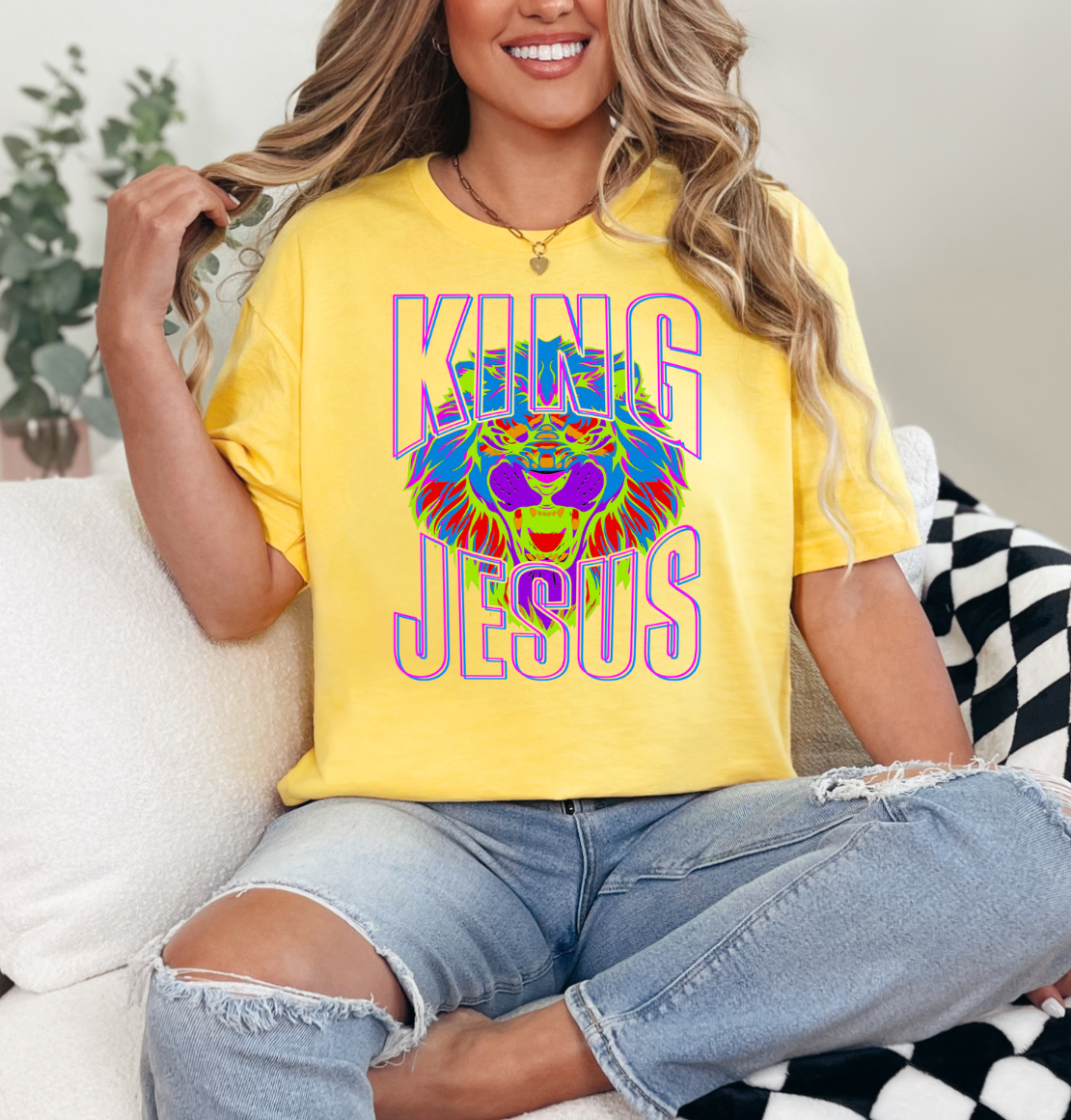 King Jesus Neon Shirt
