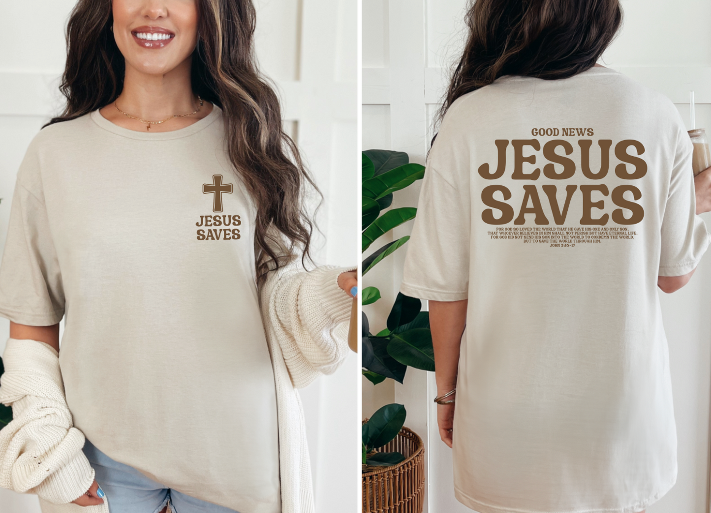 Jesus Saves Scripture Shirt
